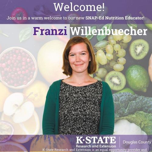 Franzi earned her Business and Modern Languages degrees from Emporia State University and has gained several years of experience delivering training and educational programming. An avid volunteer with local organizations focused on growing and providing access to healthy food, Franzi describes herself as a lifelong learner who thrives on delivering educational programs and implementing solutions that lift up communities and provide access to healthy choices for all.