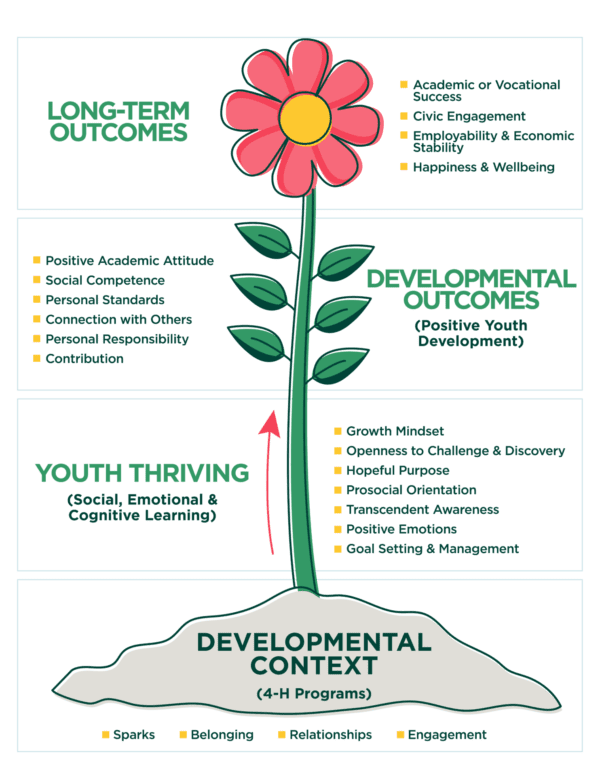 development context of 4-h programs info graphic