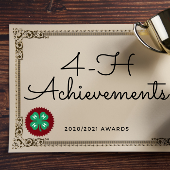 4-H Award Picture