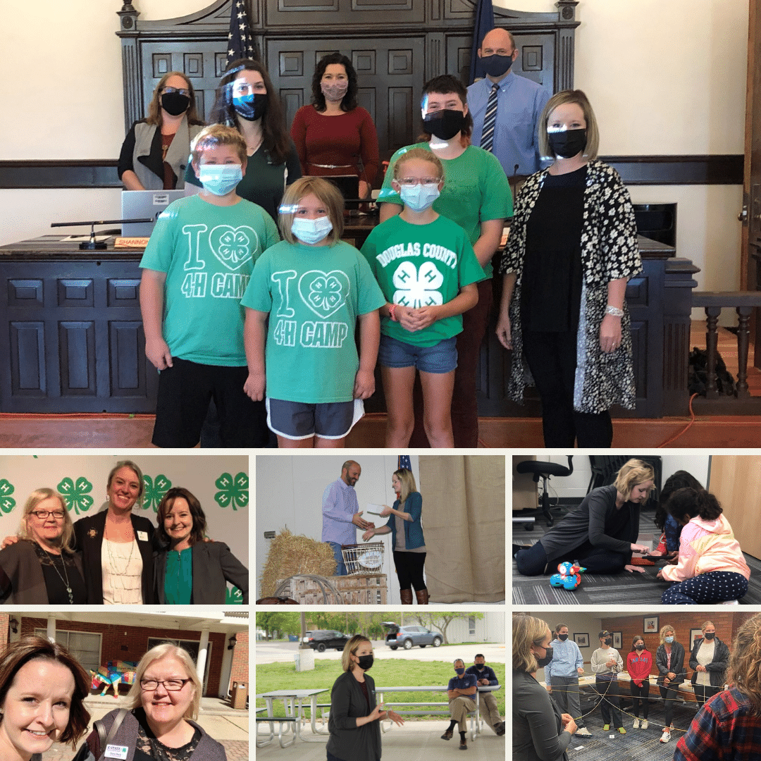 Kaitlyn Peine Collage of her past 9 years 