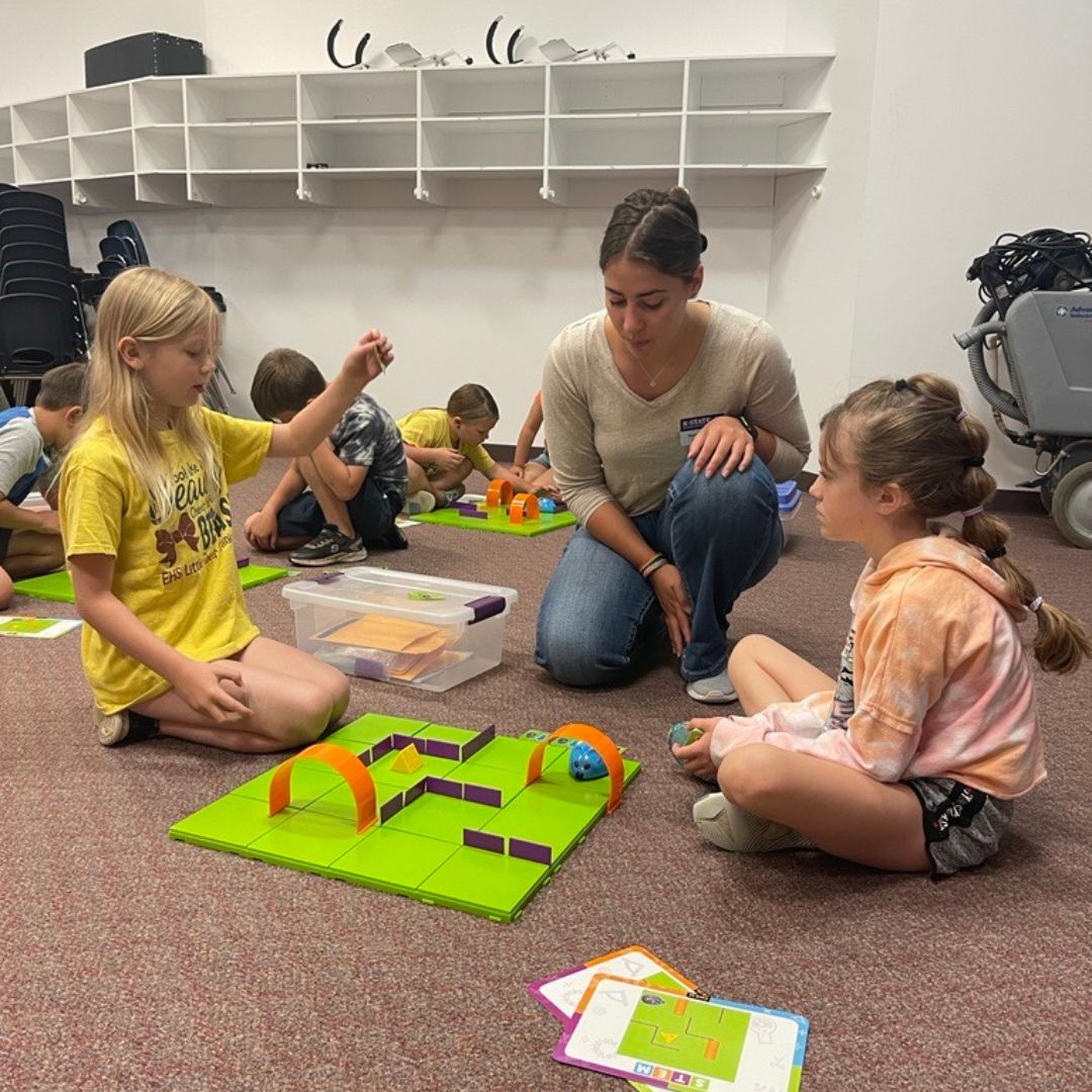 Hannah R. teaching STEM at a summer camp