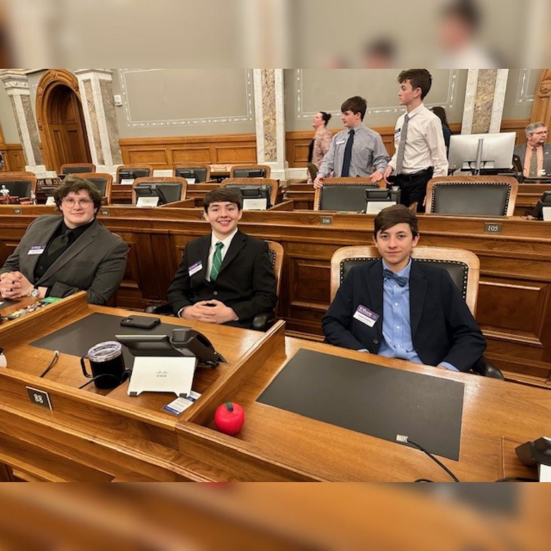 picture of youth in an official government building