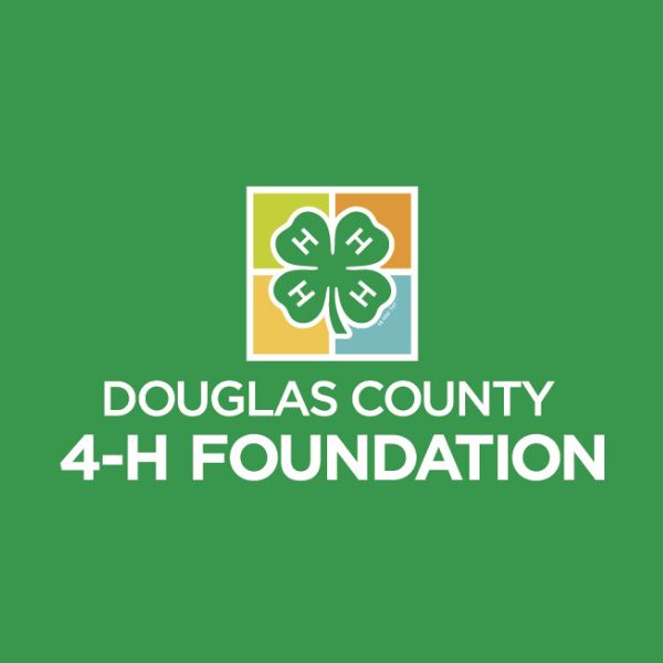 green backdrop douglas county 4-H Foundation Logo
