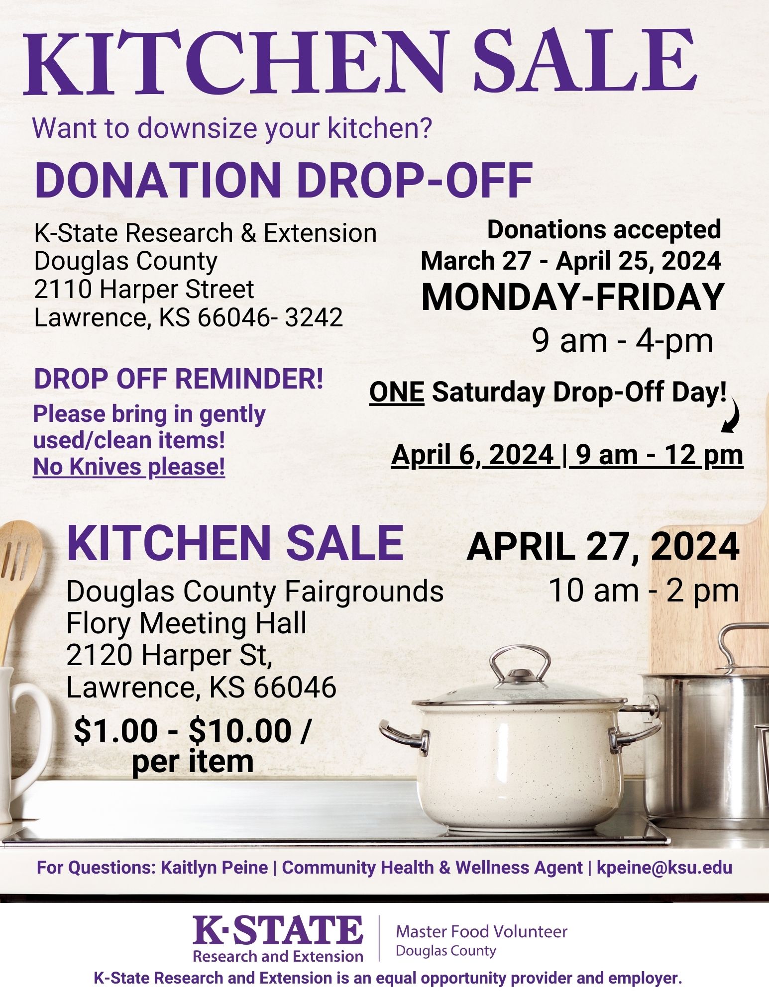 kitchen sale promo flyer
