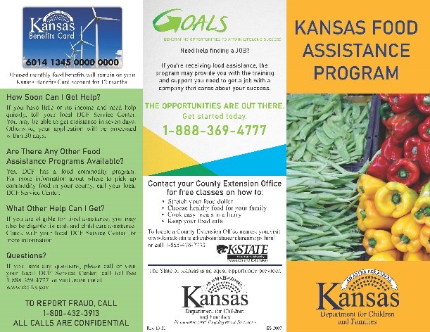 link to Kansas Foood Assistance Program Brochure PDF