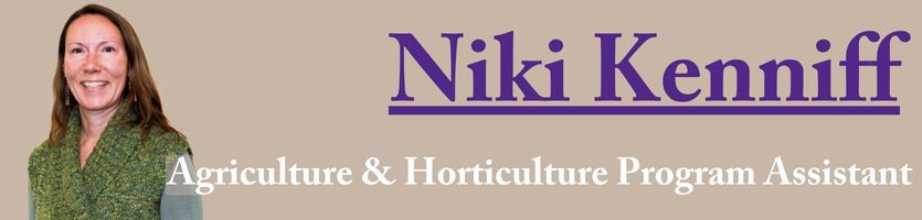 Niki Kenniff Agriculture and Horticulture Program Assistant